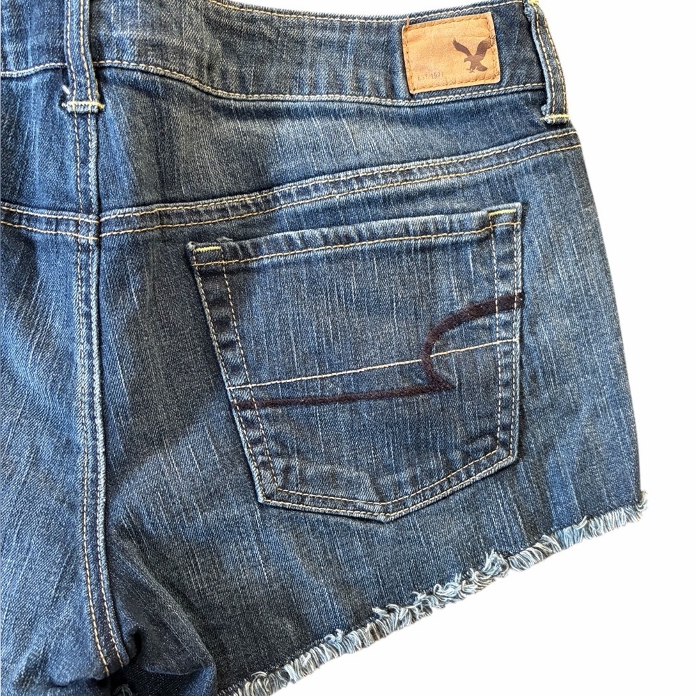 American Eagle Stretch Denim Cut-Off Shorts - Picture 5 of 7